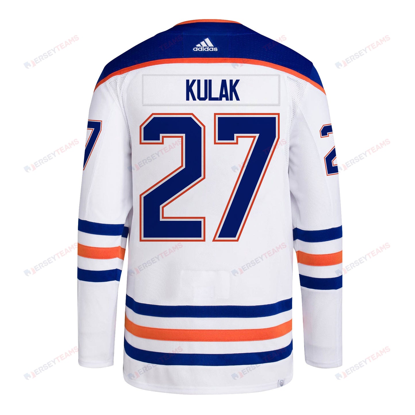 Brett Kulak 27 Edmonton Oilers 2024 STANLEY CUP Final Away Jersey - Men, White