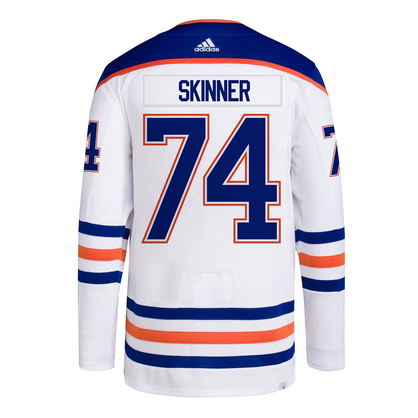 Stuart Skinner 74 Edmonton Oilers 2024 STANLEY CUP Final Away Jersey - Men, White