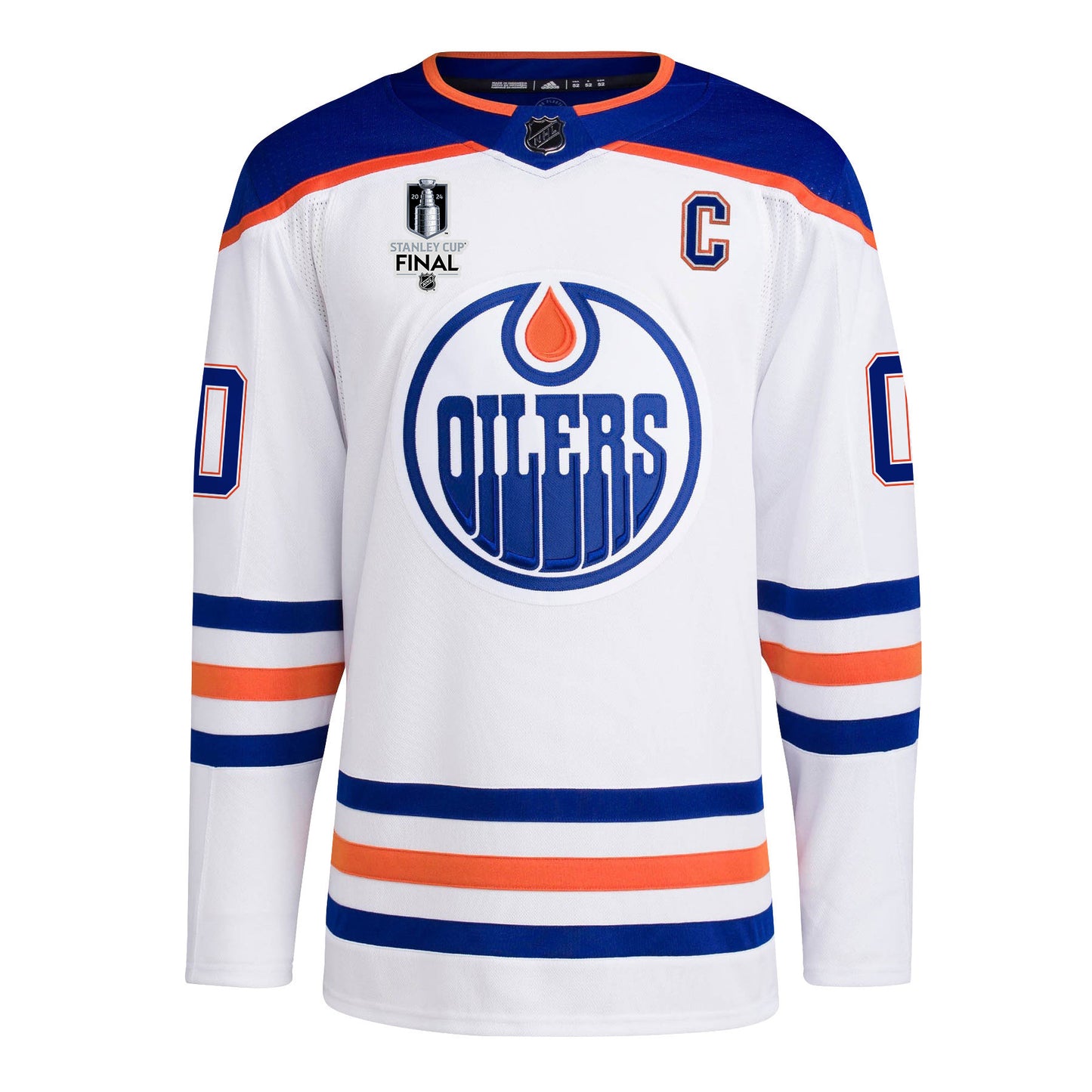 Edmonton Oilers 2024 STANLEY CUP Final Away Jersey Customized - Men, White