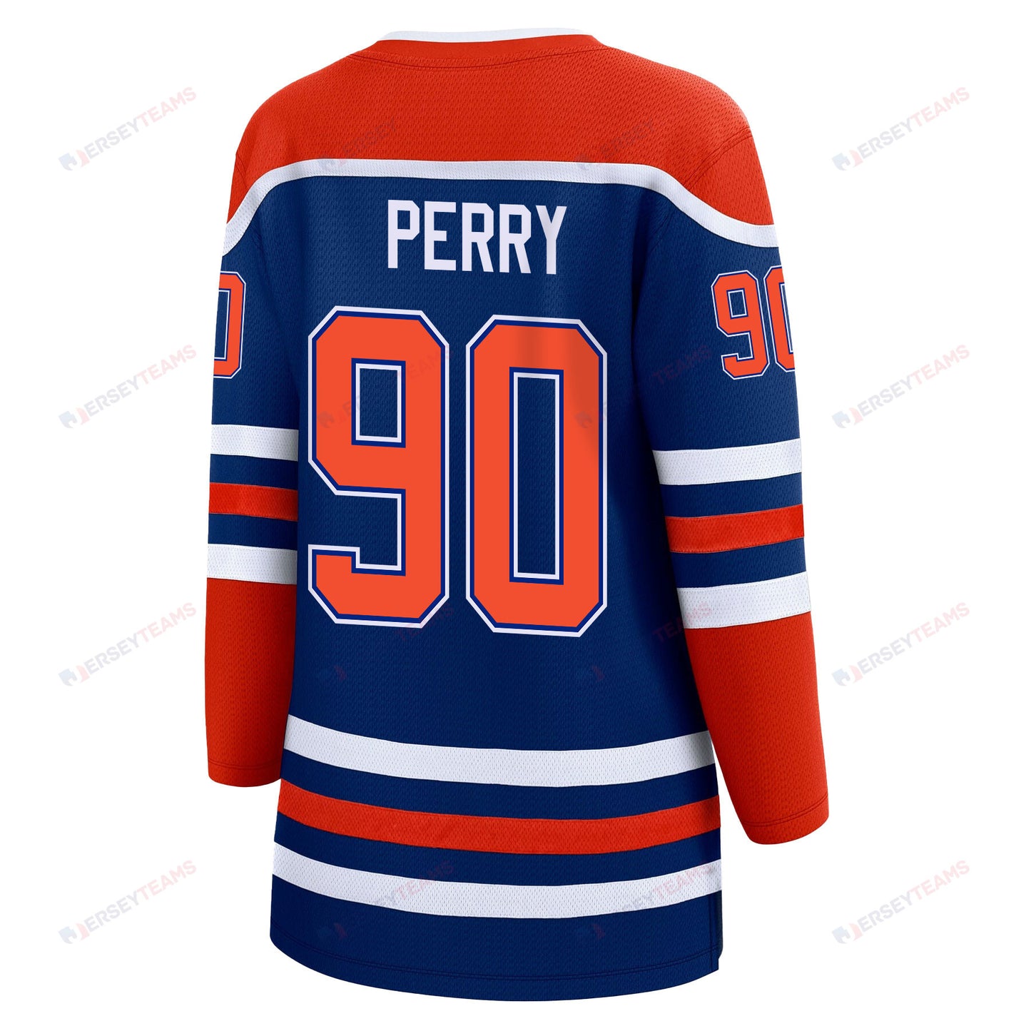 Corey Perry 90 Edmonton Oilers 2024 STANLEY CUP Final Women's Home Jersey - Royal