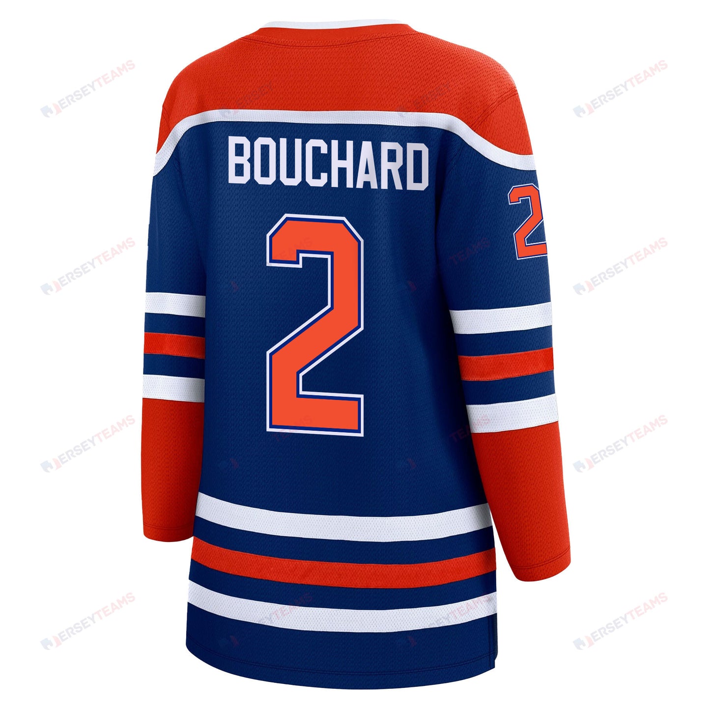 Evan Bouchard 2 Edmonton Oilers 2024 STANLEY CUP Final Women's Home Jersey - Royal