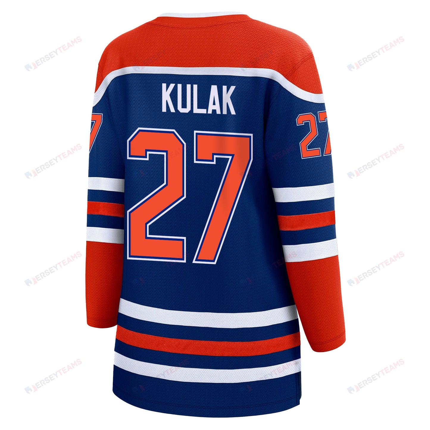 Brett Kulak 27 Edmonton Oilers 2024 STANLEY CUP Final Women's Home Jersey - Royal