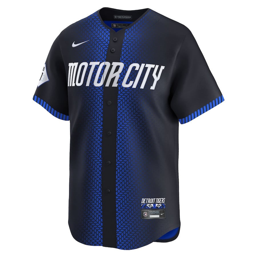 Wenceel Perez 46 Detroit Tigers 2024 City Connect Limited Men Jersey - Navy