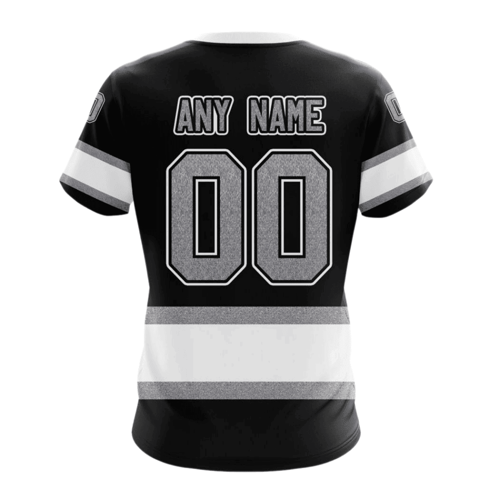 Los Angeles Kings 2024/25 Home Kits Custom AOP T-Shirt - Black