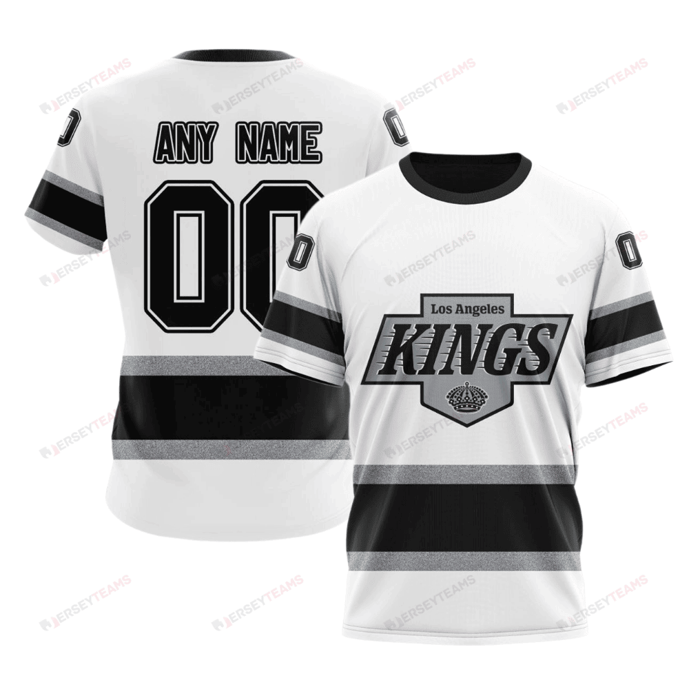 Los Angeles Kings 2024/25 Away Kits Custom AOP T-Shirt - White