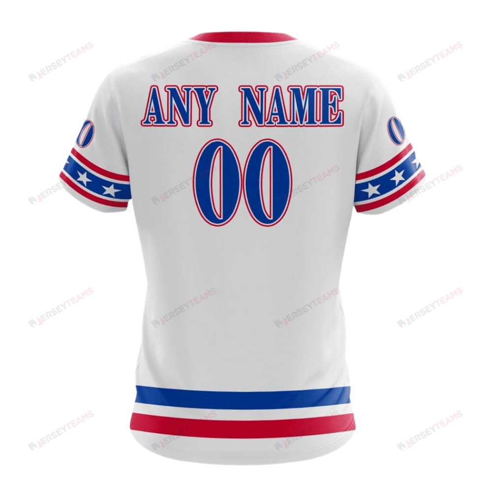 Washington Capitals Special Whiteout Design Custom AOP T-Shirt - White