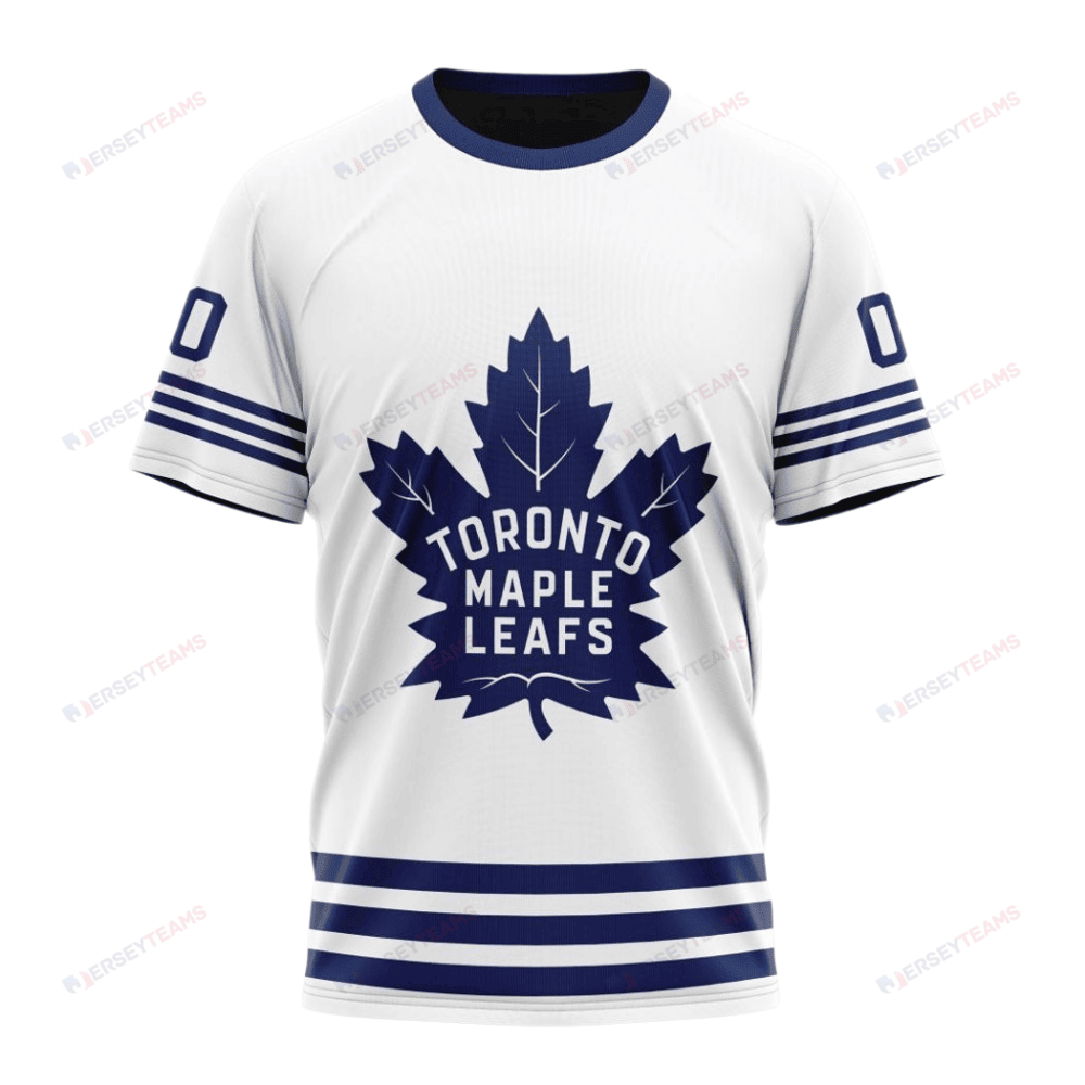 Toronto Maple Leafs Special Whiteout Design Custom AOP T-Shirt - White