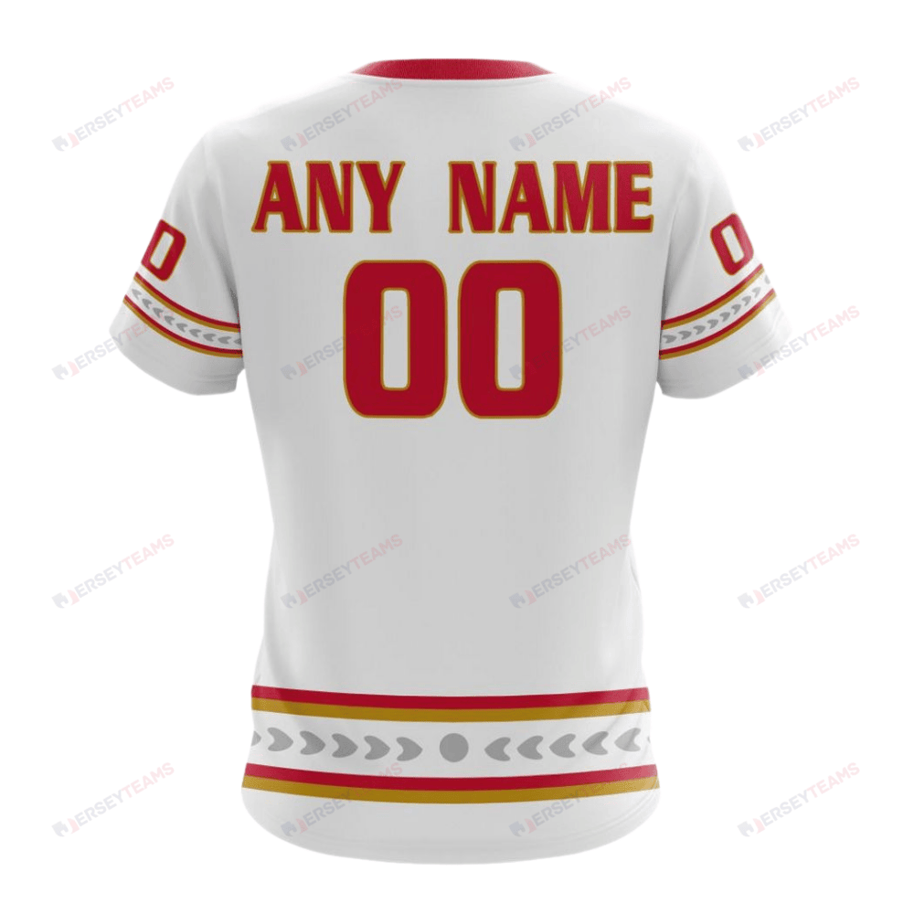 Ottawa Senators Special Whiteout Design Custom AOP T-Shirt - White