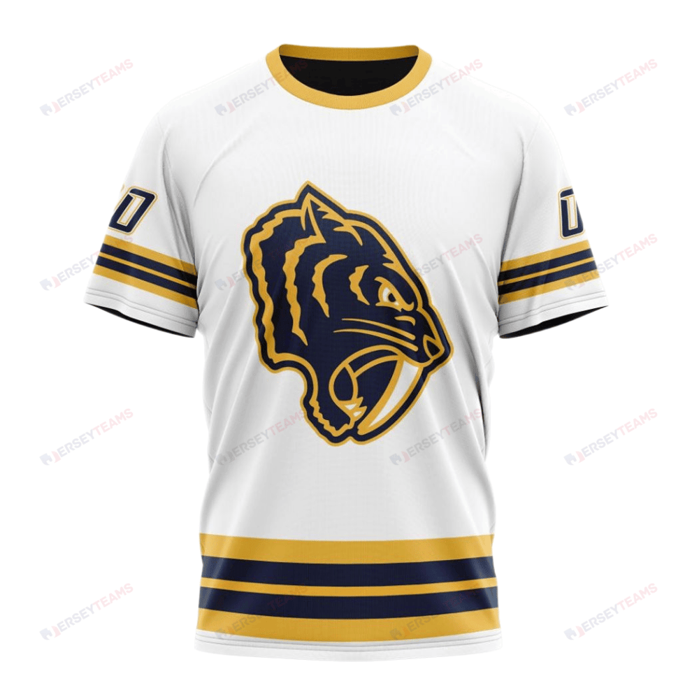 Nashville Predators Special Whiteout Design Custom AOP T-Shirt - White