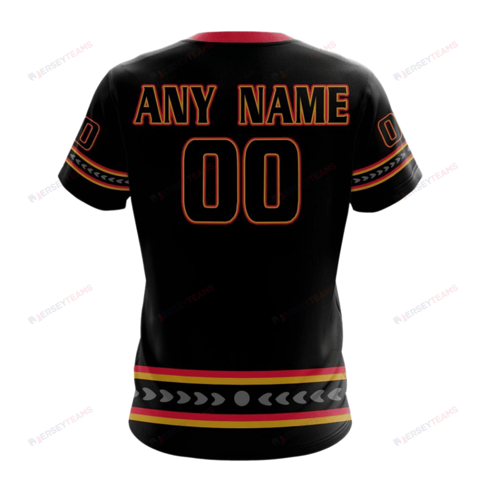 Ottawa Senators Special Blackout Design Custom AOP T-Shirt - Black