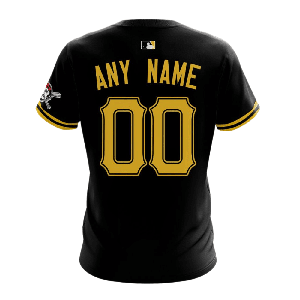 Pittsburgh Pirates 2024/25 Alternate Kits Custom AOP T-Shirt - Black