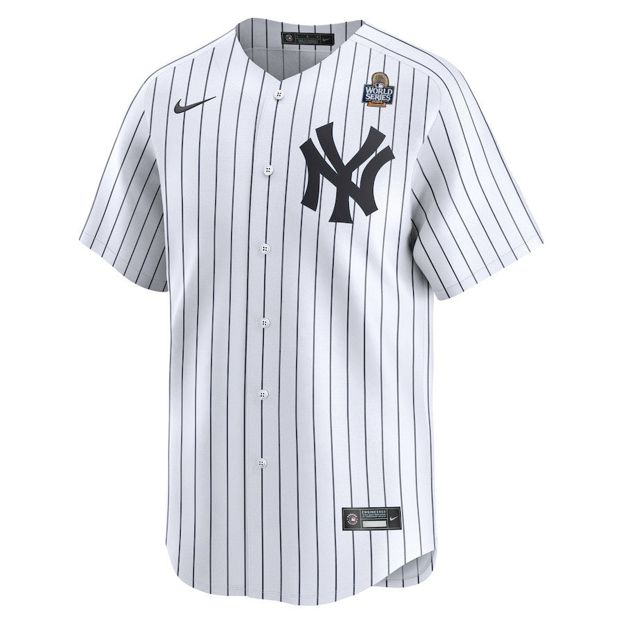 Gerrit Cole 45 New York Yankees 2024 World Series Home Limited Men Jersey - White