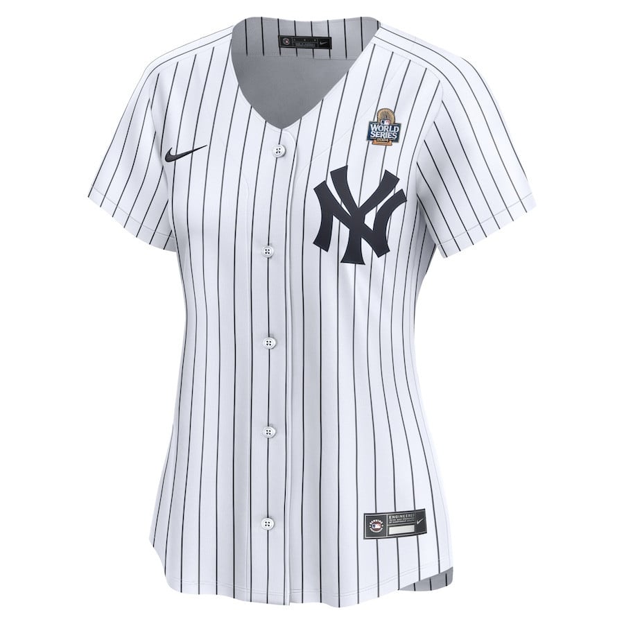Juan Soto 22 New York Yankees Women's 2024 World Series Home Limited Jersey - White