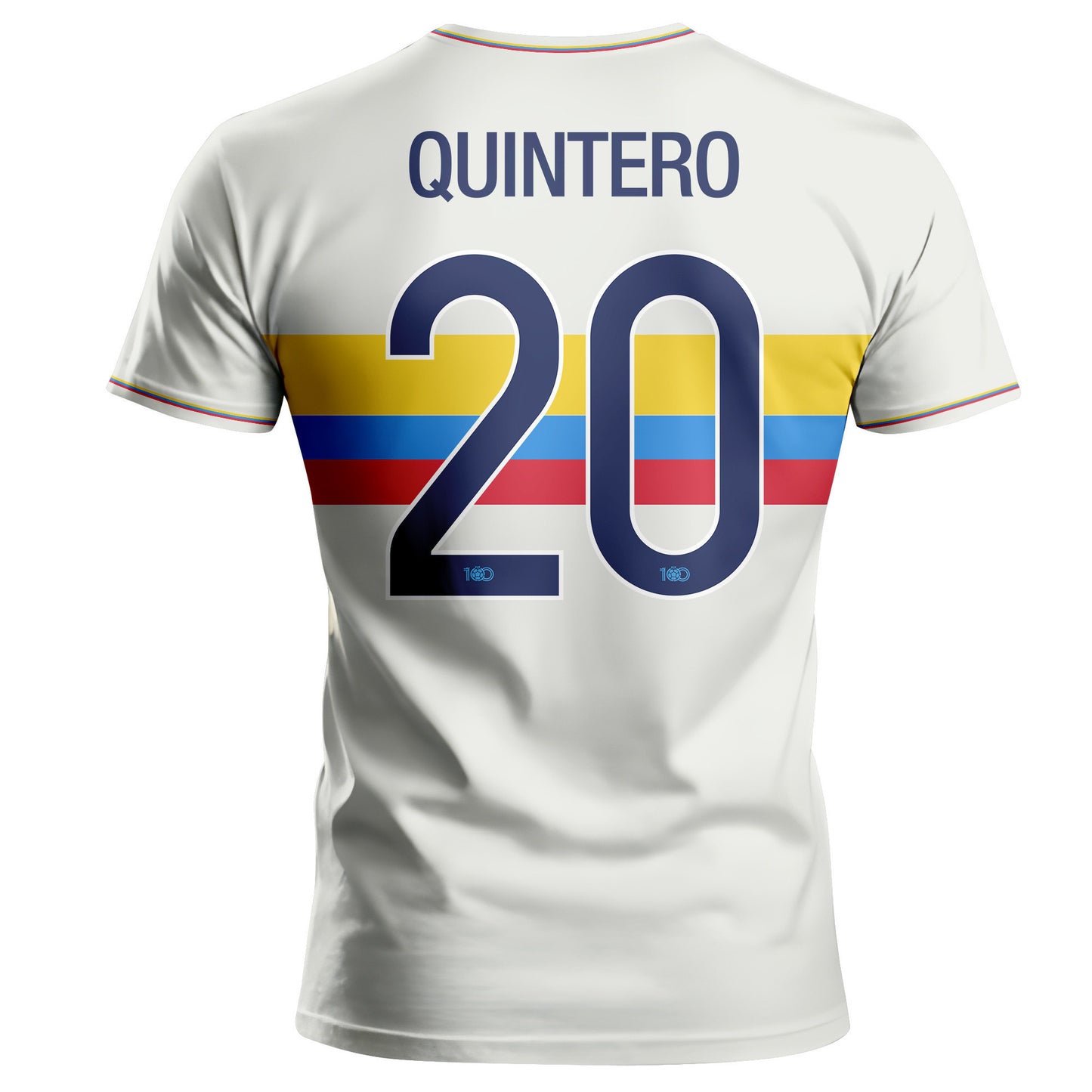 Juan Quintero 20 Colombia 2024 100th Anniversary All-over Printed T-shirt, Unisex
