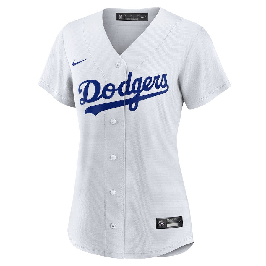 Blake Snell 7 Los Angeles Dodgers Home Player Women Jersey - White