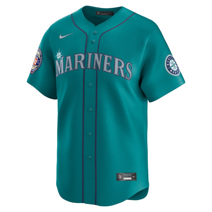 Ichiro Suzuki 51 Seattle Mariners 2025 National Baseball Hall of Fame Alternate Limited Player Men Jersey - Aqua