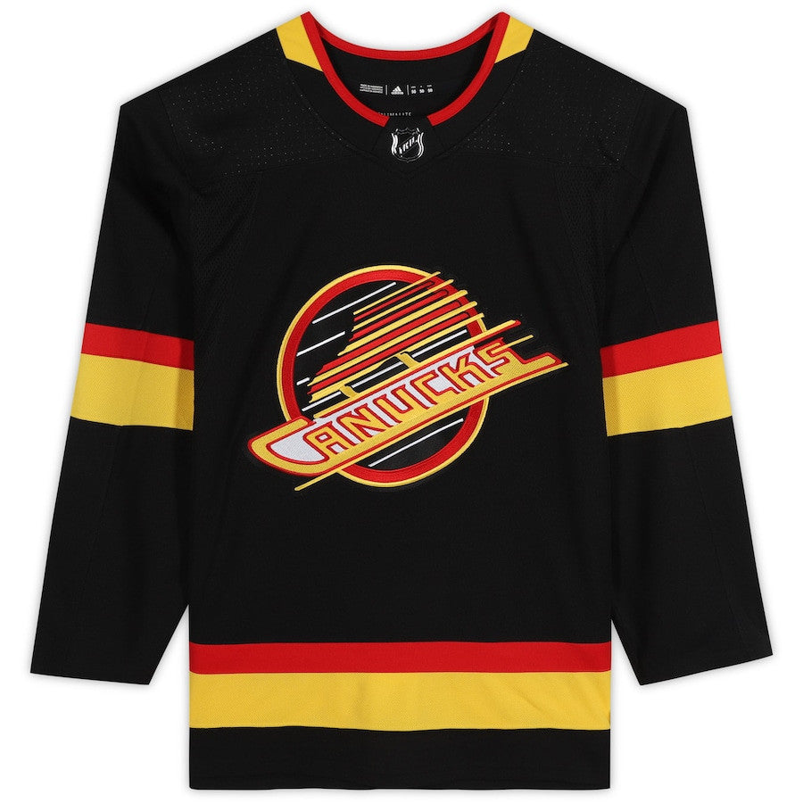 Brock Boeser 6 Signed Vancouver Canucks Autographed Jersey - Black