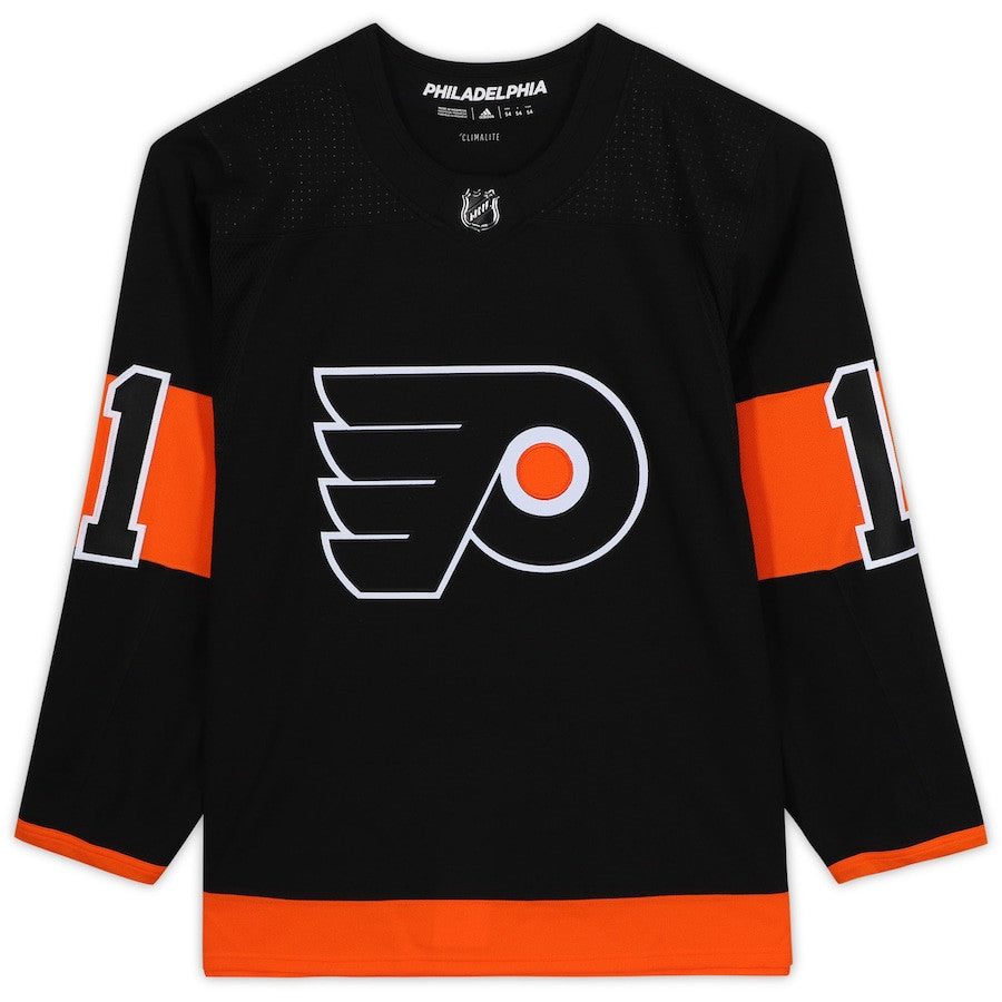 Travis Konecny 11 Signed Philadelphia Flyers Autographed Jersey - Black