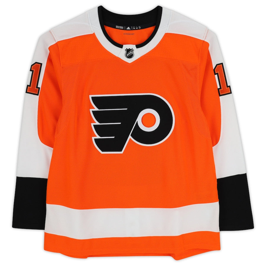 Travis Konecny 11 Signed Philadelphia Flyers Autographed Jersey - Orange