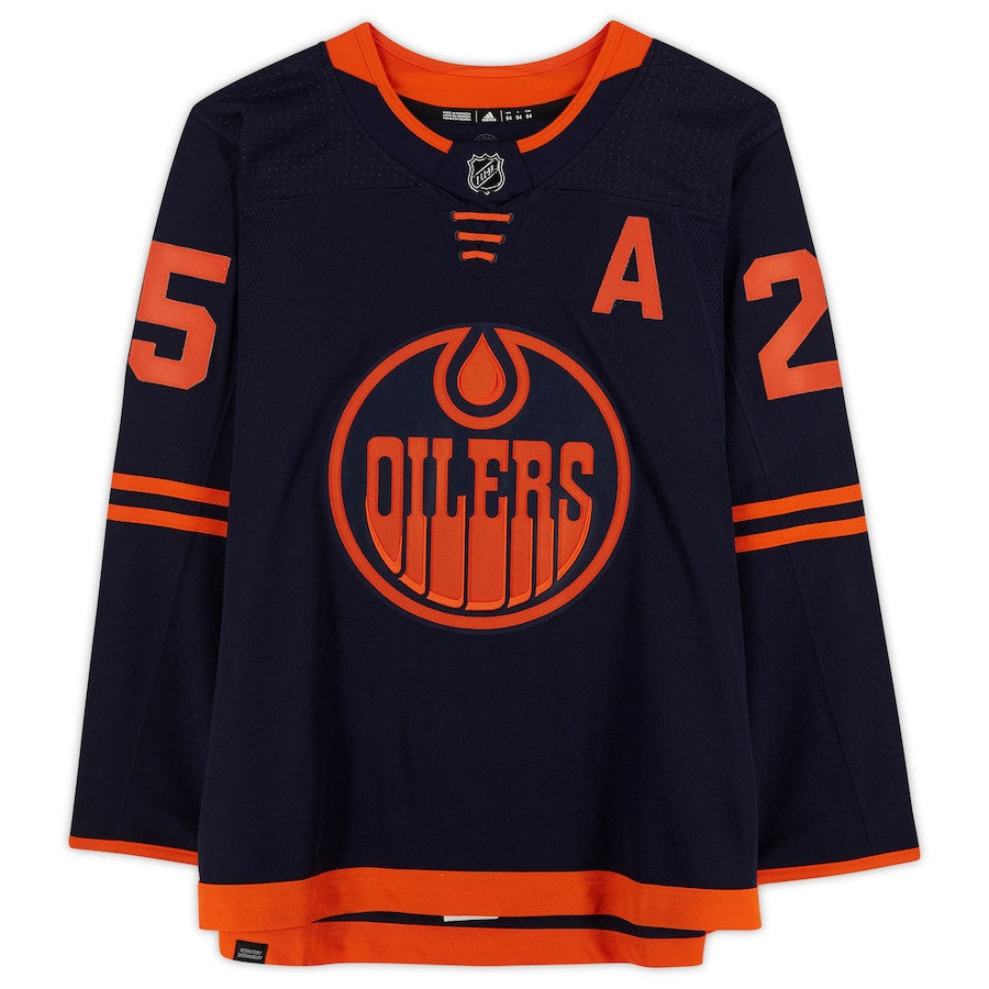 Darnell Nurse 25 Signed Edmonton Oilers Autographed Alternate Jersey - Navy