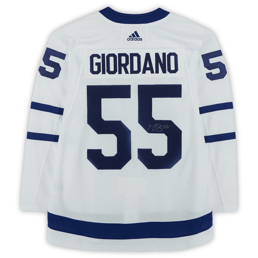 Mark Giordano 55 Signed Toronto Maple Leafs Autographed Jersey - White