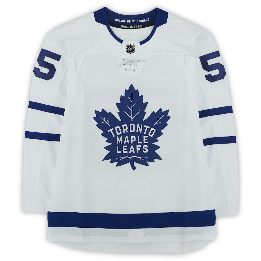 Mark Giordano 55 Signed Toronto Maple Leafs Autographed Jersey - White