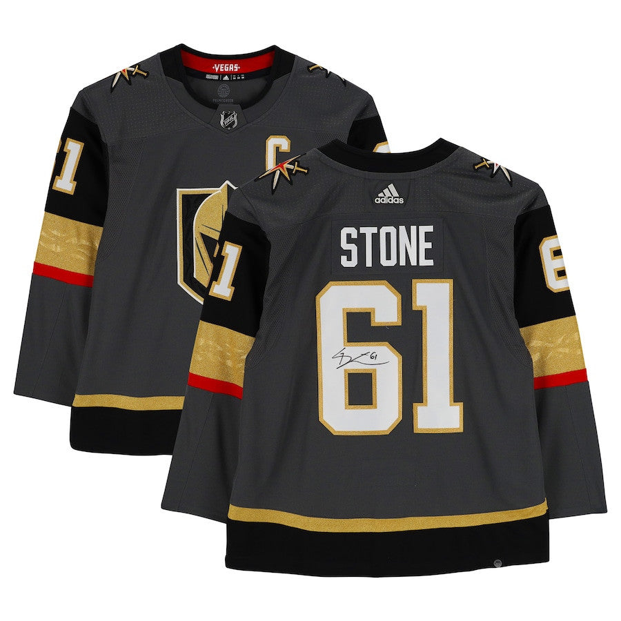 Mark Stone 61 Signed Vegas Golden Knights Autographed Jersey - Black