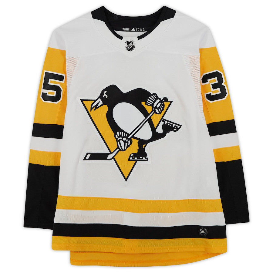 Tristan Jarry 25 Signed Pittsburgh Penguins Autographed Jersey - White