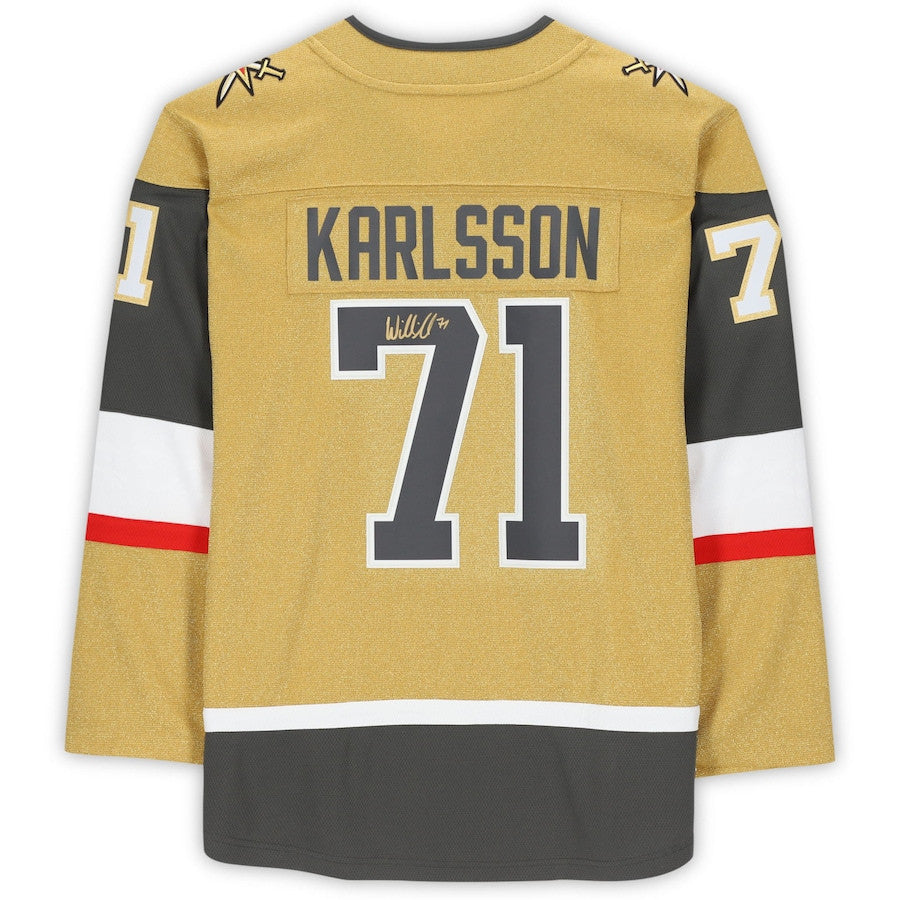 William Karlsson 71 Signed Vegas Golden Knights Autographed Alternate Jersey - Gold