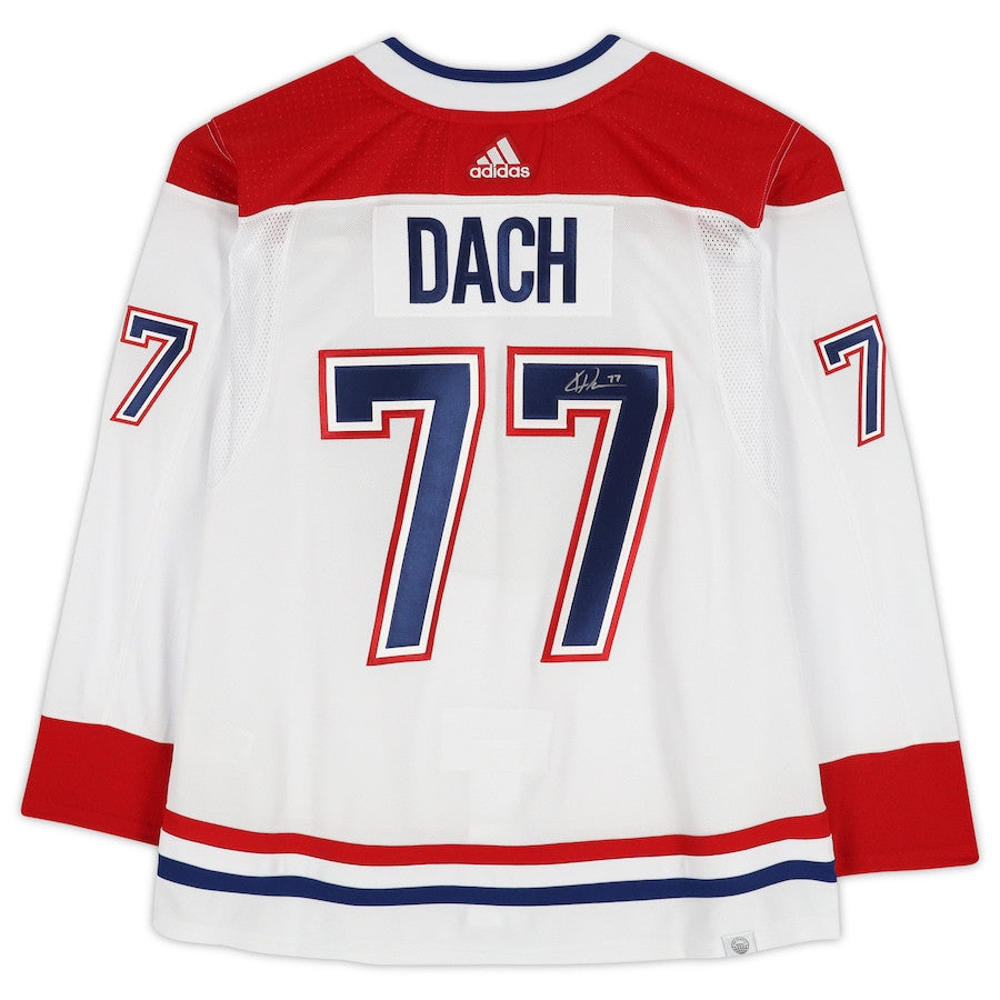 Kirby Dach 77 Signed Montreal Canadiens Autographed Jersey - White