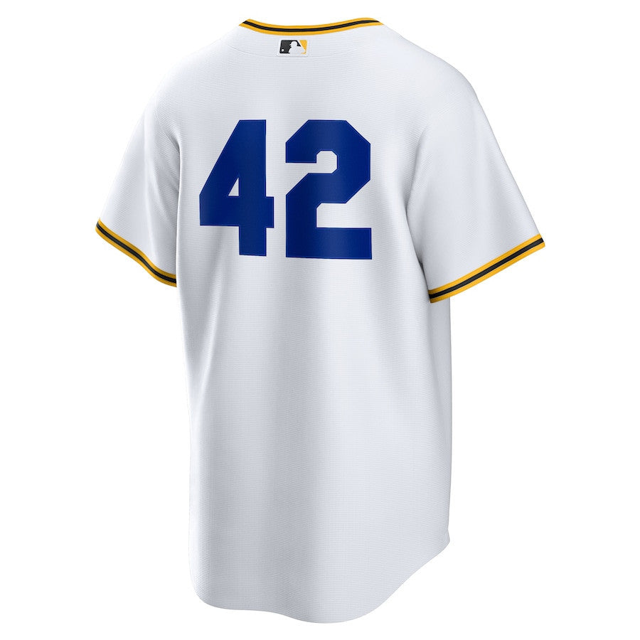 Pittsburgh Pirates Home 2025 Jackie Robinson Day Men Jersey - White