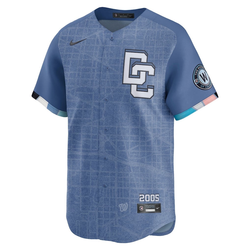 Washington Nationals 2025 City Connect Limited Men Jersey - Blue