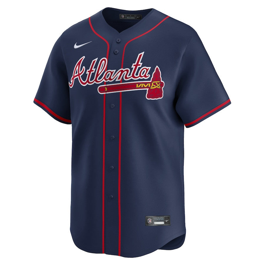 Ronald Acuña Jr. 13 Atlanta Braves Alternate Limited Men Jersey - Navy