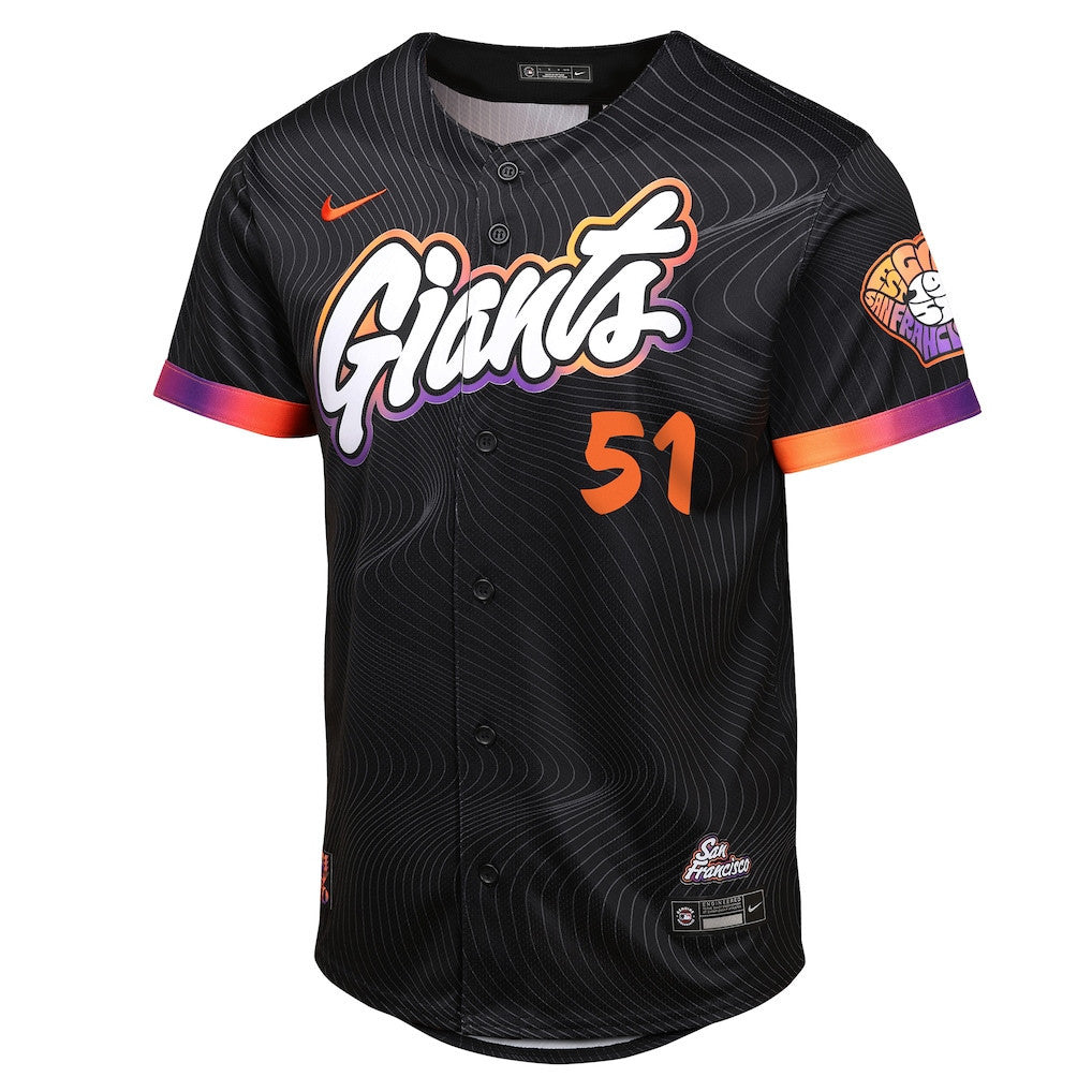 Jung Hoo Lee 51 San Francisco Giants 2025 City Connect Limited YOUTH Jersey - Anthracite