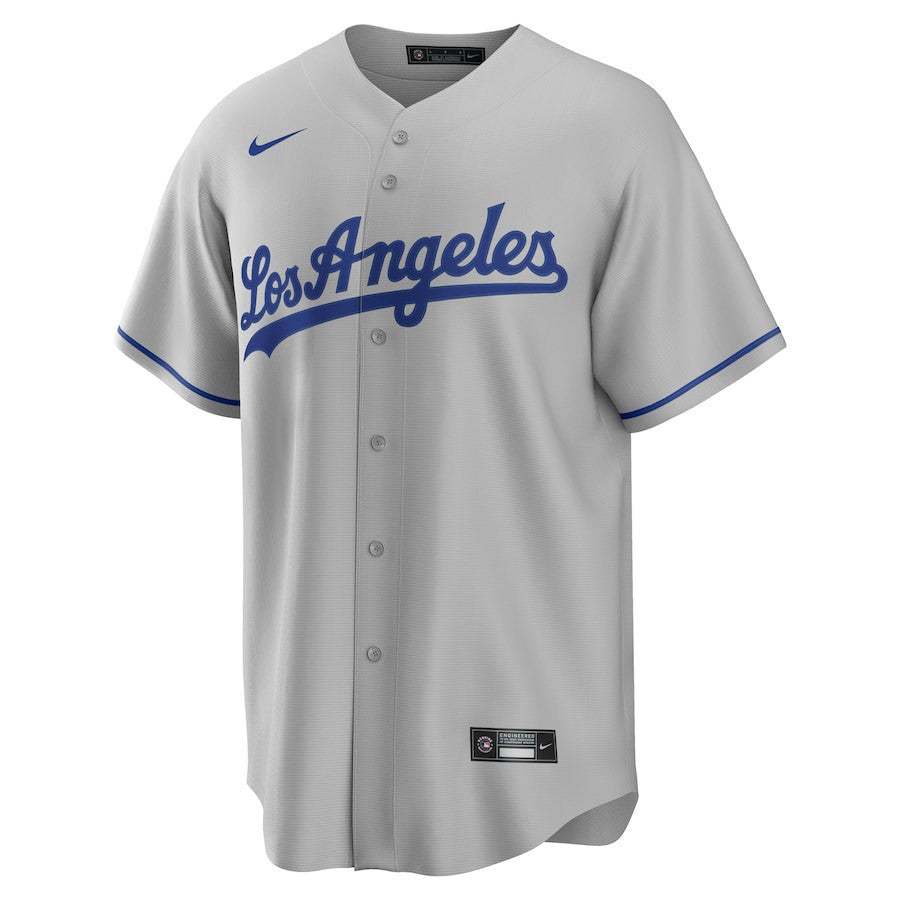 Teoscar Hernandez 37 Los Angeles Dodgers Road Men Jersey - Gray