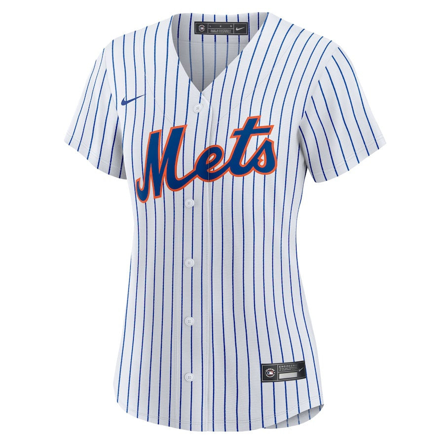 Brandon Nimmo 9 New York Mets Women's Home Jersey - White