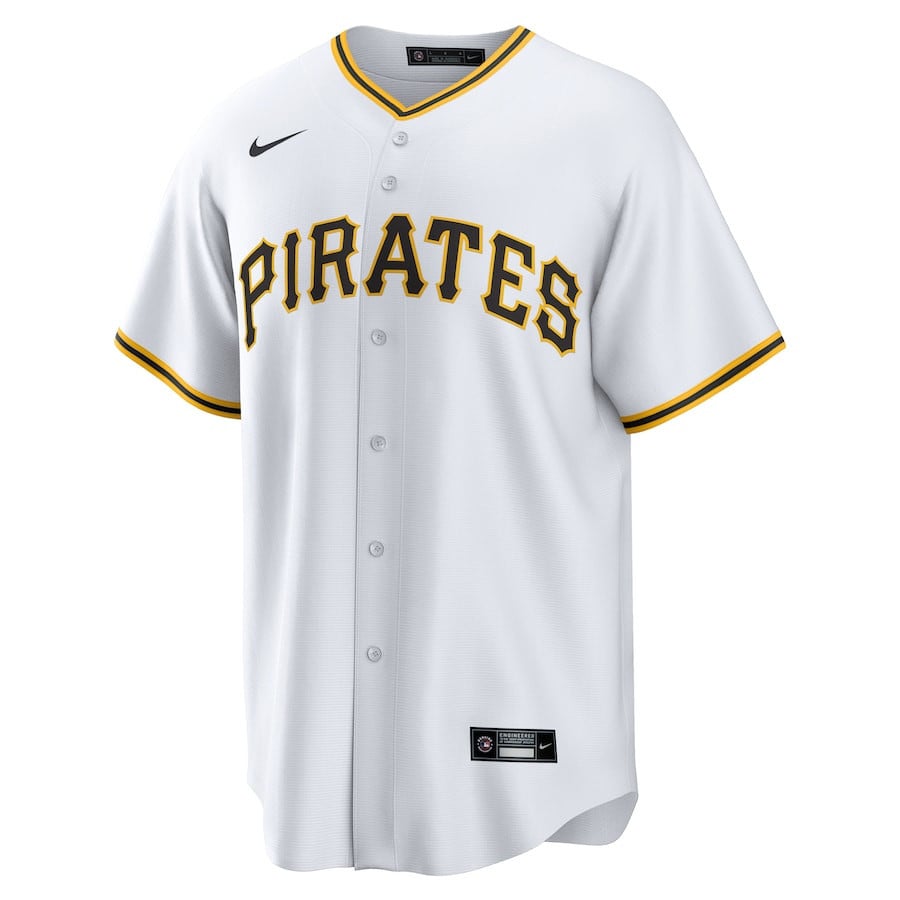 Isiah Kiner-Falefa 7 Pittsburgh Pirates Home Men Jersey - White