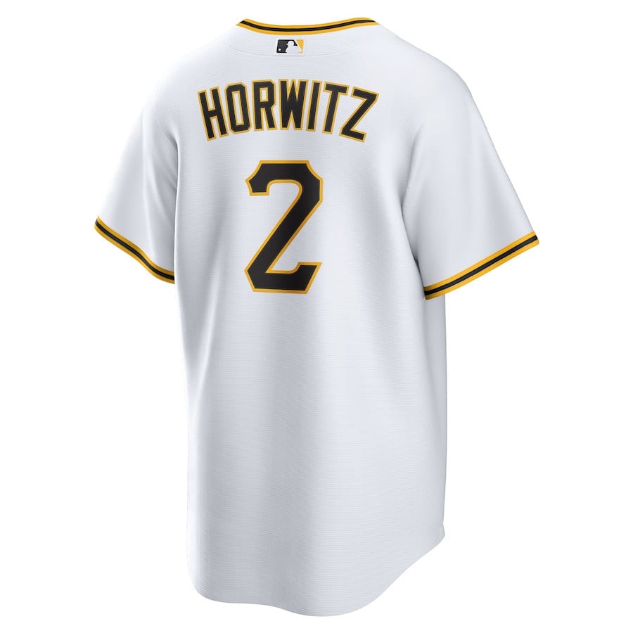 Spencer Horwitz 2 Pittsburgh Pirates Home Men Jersey - White
