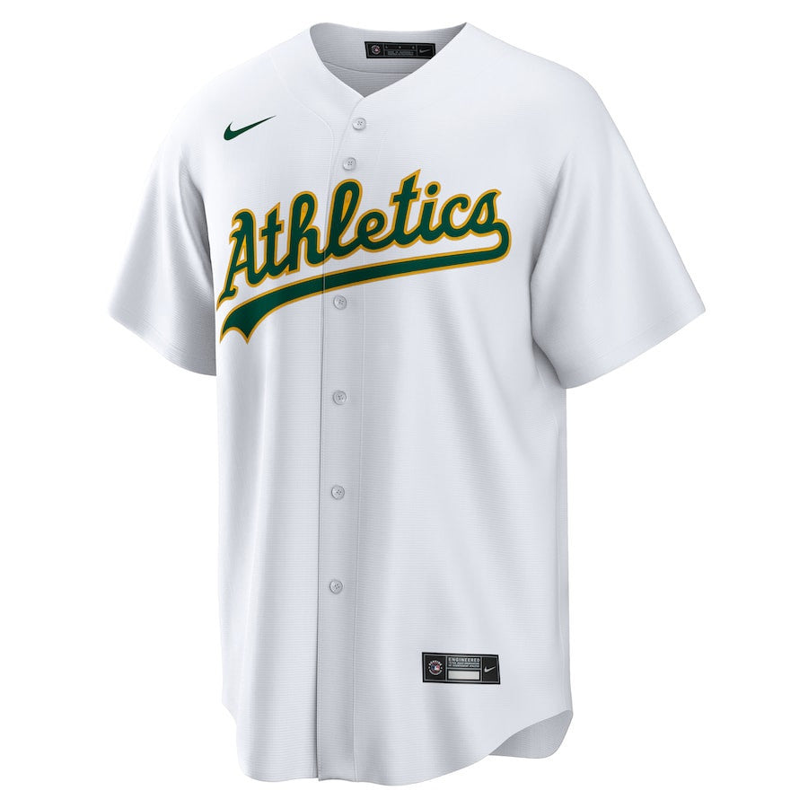 Gio Urshela 13 Athletics Home Men Jersey - White