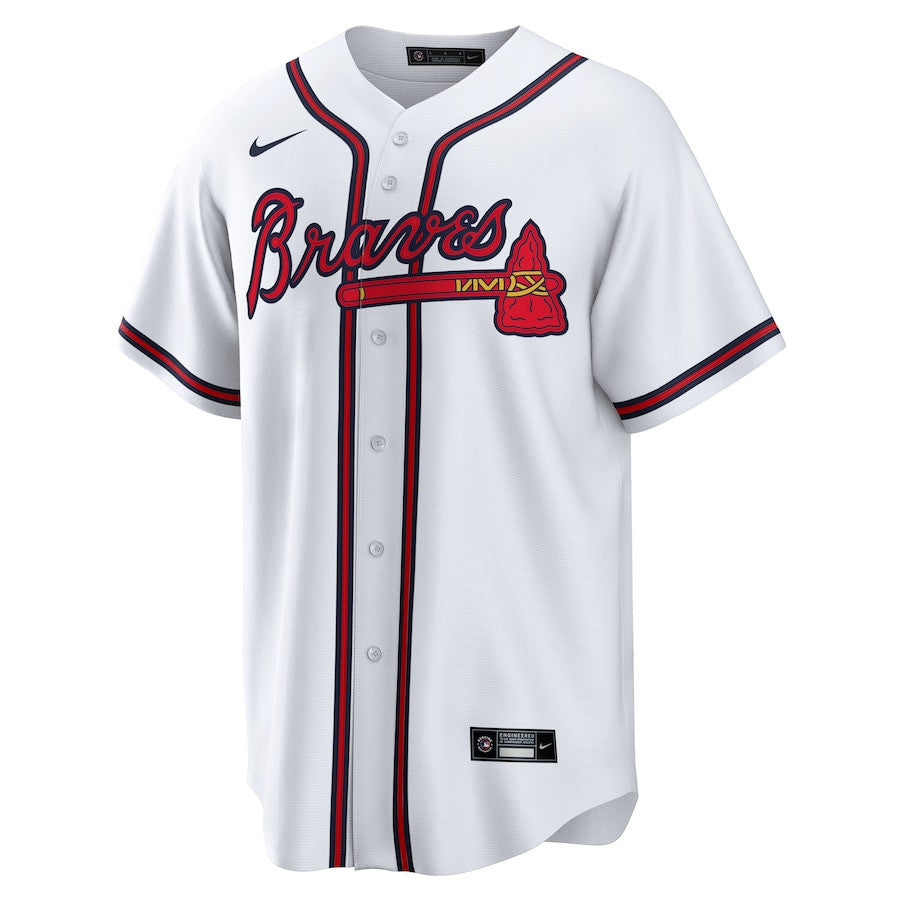 Daysbel Hernandez 62 Atlanta Braves Home Men Jersey - White