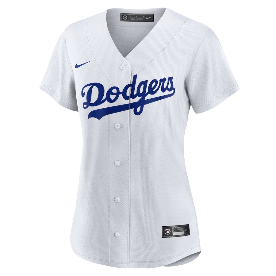 Tommy Edman 25 Los Angeles Dodgers Home Women Jersey - White