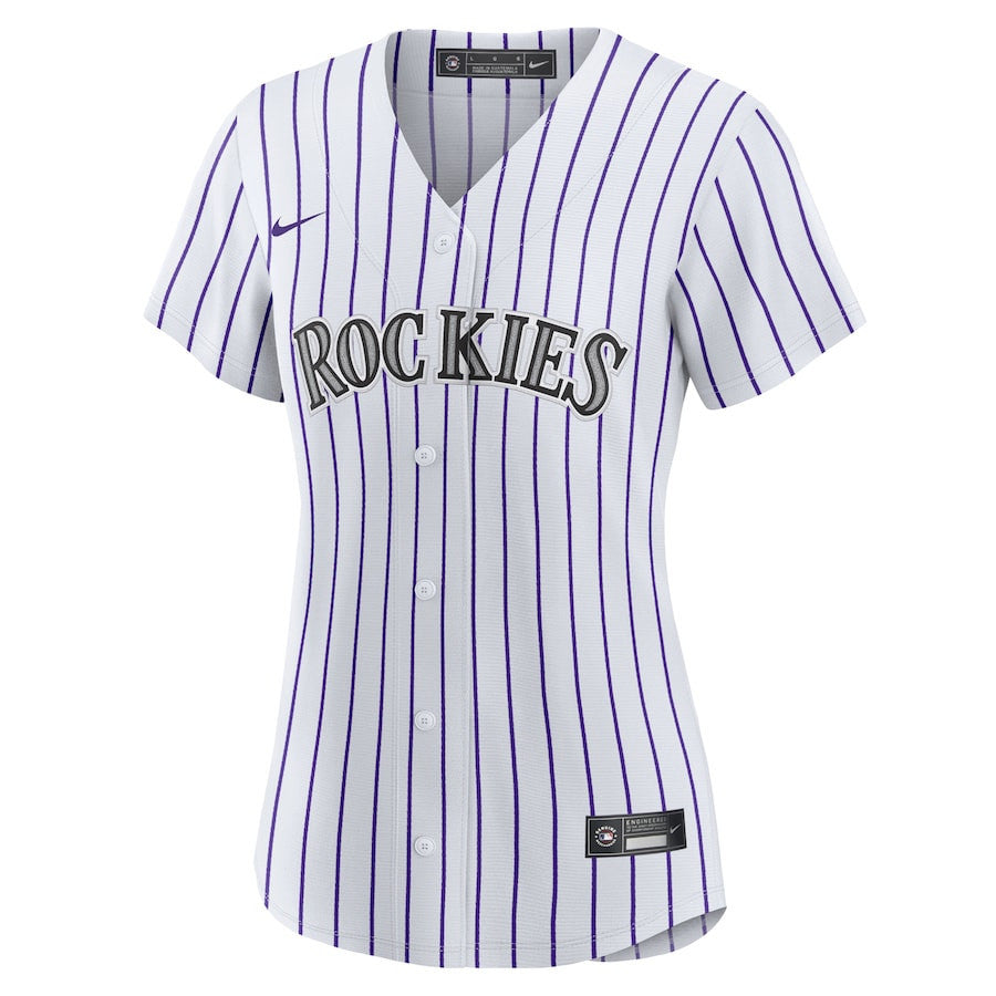Ezequiel Tovar 14 Colorado Rockies Home Women Jersey - White