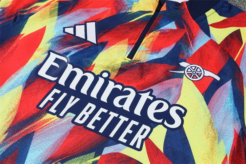 Arsenal 2025/26 Soccer Training Set – Bold Flame Pattern for Gunners