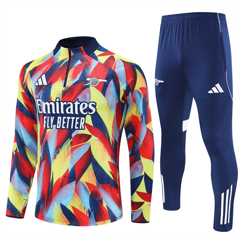 Arsenal 2025/26 Soccer Training Set – Bold Flame Pattern for Gunners