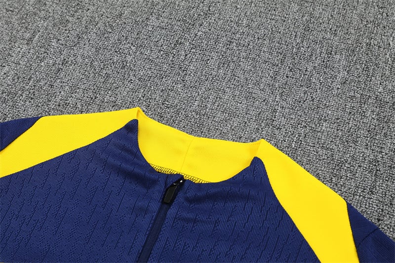 Atlético Madrid 2025/26 Soccer Training Set – Navy & Yellow Intensity Combo
