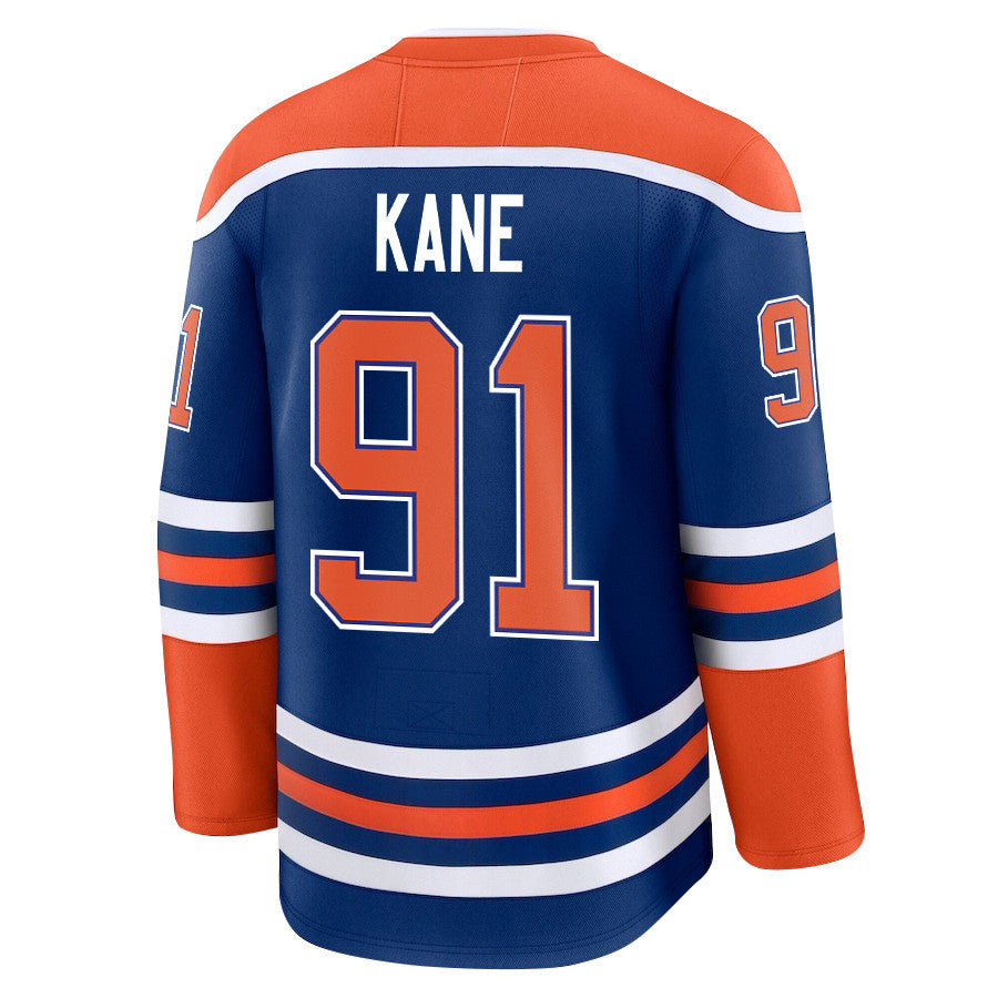 Evander Kane 91 Edmonton Oilers 2025 STANLEY CUP Final Patch Home Men Jersey - Royal