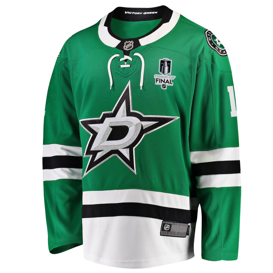 Casey DeSmith 1 Dallas Stars 2025 STANLEY CUP Final Patch Home Men Jersey - Black