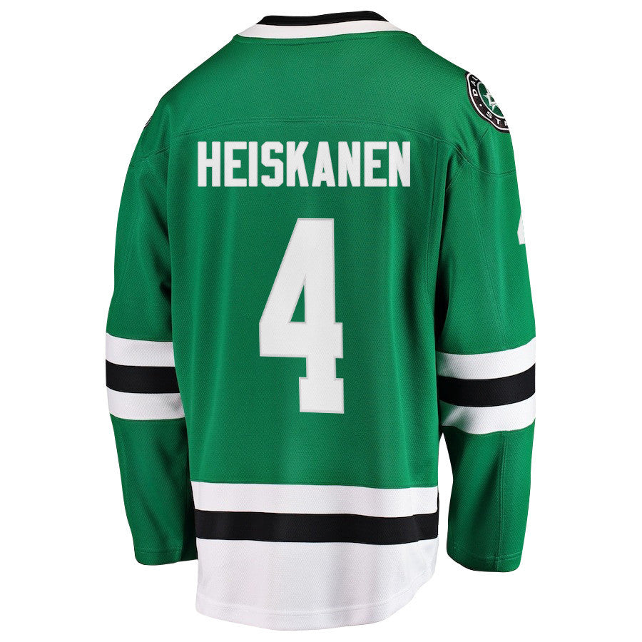 Miro Heiskanen 4 Dallas Stars 2025 STANLEY CUP Final Patch Home Men Jersey - Black