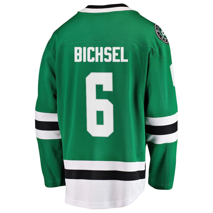 Lian Bichsel 6 Dallas Stars 2025 STANLEY CUP Final Patch Home Men Jersey - Black