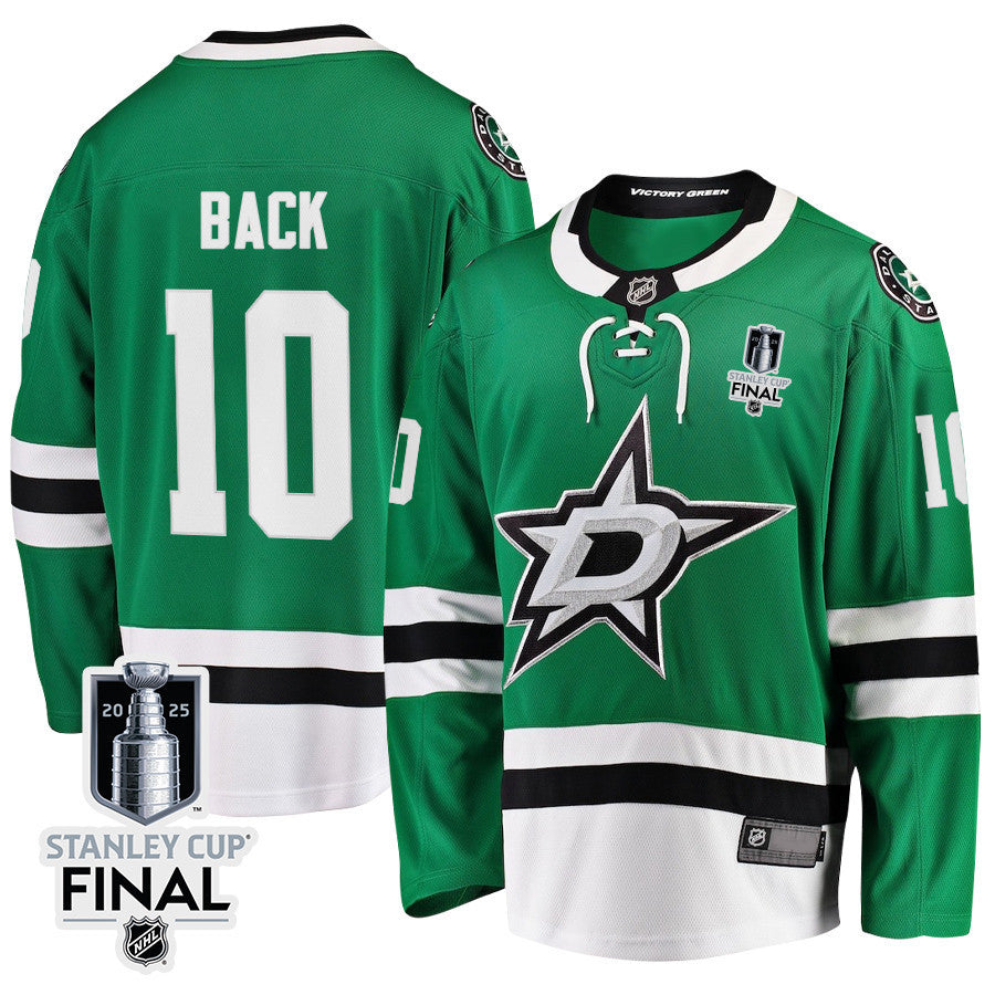 Oskar Back 10 Dallas Stars 2025 STANLEY CUP Final Patch Home Men Jersey - Black